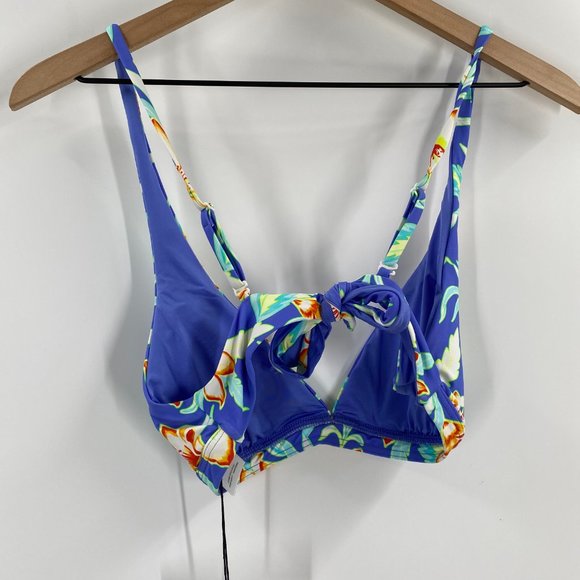 Onia Keira Floral Print Triangle Bikini Top - Picture 2 of 6